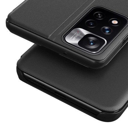 HURTEL ECO LEATHER VIEW CASE ETUI DO XIAOMI 11 PRO+ 5G Z KLAPKĄ I PODSTAWKĄ