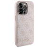 Zestaw Guess GUBPM5P15X4GEMGP iPhone15 Pro Max 6.7 hardcase + Powerbank 5000mAh MagSafe różowy/pink 4G Metal Logo