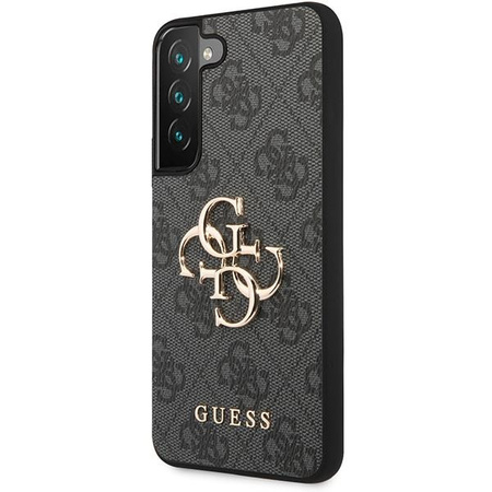 Etui Guess GUHCS23S4GMGGR S23 S911 - szare hardcase 4G Big Metal Logo