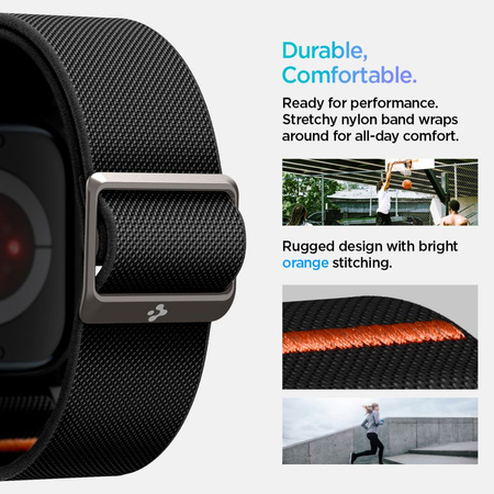 SPIGEN PASEK LITE FIT PRO DO APPLE WATCH 10 (46 MM) ANTYALERGICZNY MATERIAŁ