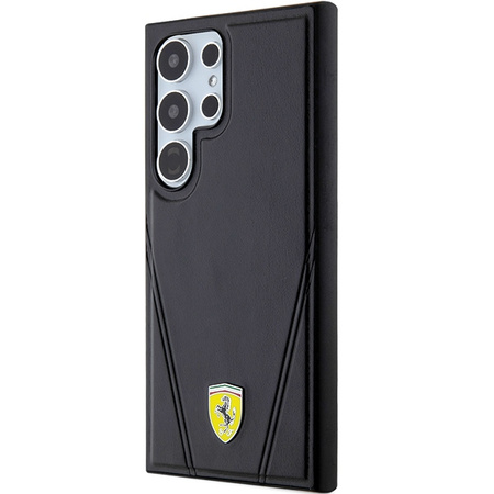 FERRARI HARDCASE HOT STAMP V LINES DO SAMSUNG S24 ULTRA S928 Z DO MAGSAFE