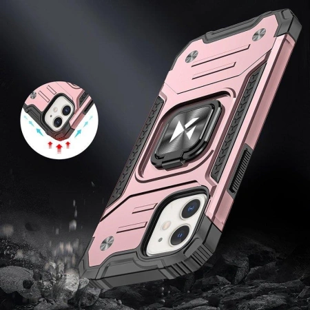 WOZINSKY RING ARMOR ETUI DO IPHONE 14 PLUS ZUCHWYT MAGNETYCZNY PANCERNE