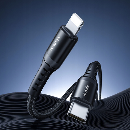 MCDODO KRÓTKI KABEL USB-C LIGHTNING SZYBKIE ŁADOWANIE DO IPHONE 13 14 20CM