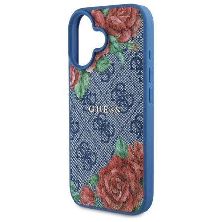 GUESS POKROWIEC DO IPHONE 16 6.1'' HARDCASE MAGNETYCZNY Z MOTYWEM KWIATOWYM