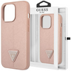 Guess GUHCP13SPSATLP iPhone 13 mini 5,4" różowy/pink hardcase SaffianoTriangle Logo