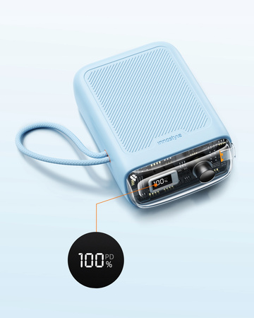 INNOSTYLE MINI POWERBANK 10000MAH 2X USB-C TYP C 33W ROZWIJANY KABEL USB-C