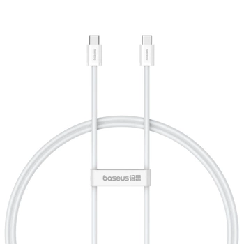 Kabel Baseus Superior Series ll USB-C - USB-C 30W 480Mb/s 1m - biały