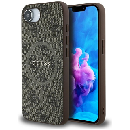 GUESS ETUI RING CLASSIC LOGO DO IPHONE 16E Z MAGNETYCZNYM SYSTEMEM