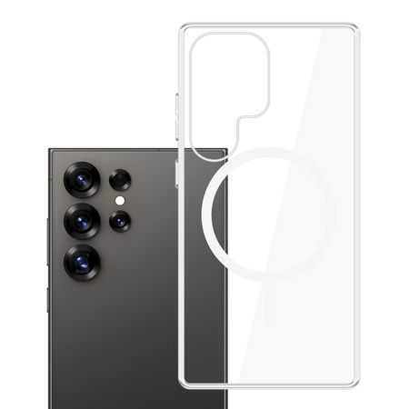 3MK CLEAR MAGCASE POKROWIEC TPU DO SAMSUNG GALAXY S25 ULTRA ANTYPOŚLIZGOWY