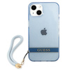 Guess GUHCP13MHTSGSB iPhone 13 6,1" niebieski/blue hardcase Translucent Stap