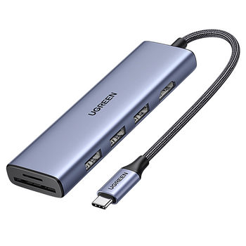 UGREEN ADAPTER HUB USB-C DO MACBOOK LAPTOP HDMI 3X USB-A SD TF PRZEJŚCIÓWKA