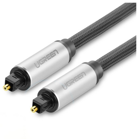 UGREEN KABEL OPTYCZNY TOSLINK AUDIO DO SYSTEMÓW AUDIO 1M ALUMINIOWY OPLOT