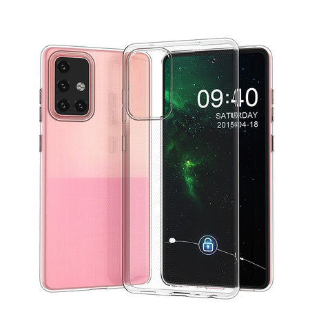 Żelowy pokrowiec etui Ultra Clear 0.5mm Samsung Galaxy A72 4G przezroczysty