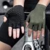 ROCKBROS RĘKAWICZKI ROWEROWE KRÓTKIE PALCE DO ROWER GÓRSKI SZOSOWY ROZMIAR