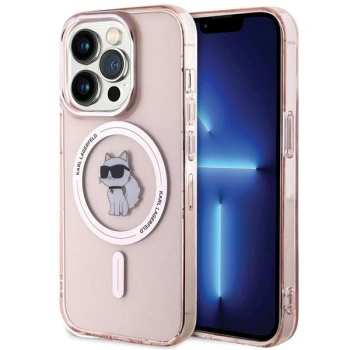 KARL LAGERFELD ETUI TRANSPARENTNE DO IPHONE 15 PRO 6,1 DO MAGSAFE CHOUPETTE