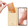 Dux Ducis Skin Pro etui Samsung Galaxy S23 pokrowiec z klapką portfel na kartę podstawka złote