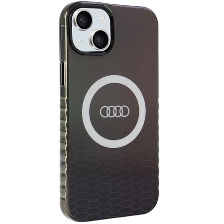 Etui Audi IML Big Logo MagSafe na iPhone 15 Plus / 14 Plus - czarne