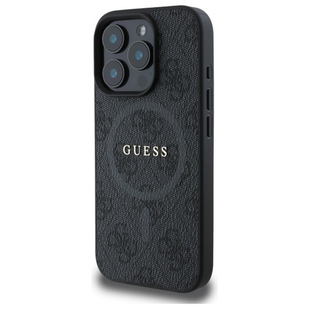 Guess GUHMP16XG4GFRK iPhone 16 Pro Max 6.9 czarny/black hardcase 4G Ring Classic Logo MagSafe