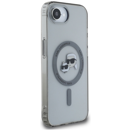 KARL LAGERFELD ETUI IML METAL KARL & CHOUPETTE HEADS DO MAGSAFE DO IPHONE