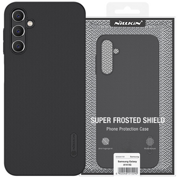 Nillkin Super Frosted Shield etui do Samsung Galaxy A14 5G / Galaxy A14 pokrowiec na telefon czarne