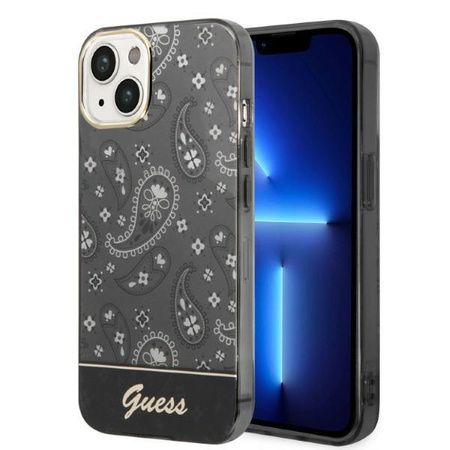 Guess GUHCP14MHGBNHK iPhone 14 Plus 6,7" czarny/black hardcase Bandana Paisley