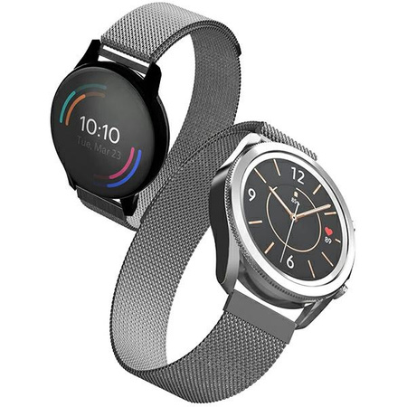 MERCURY PASEK MESH DO APPLE WATCH 42 44 45MM STALOWY ZAMEK MAGNETYCZNY