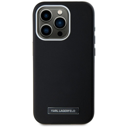 KARL LAGERFELD ETUI FW METAL PLATE DO IPHONE 15 PRO ZABEZPIECZENIE