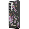 Etui Guess GUHCS23MHCFWSK S23+ S916 - czarne Flower Collection