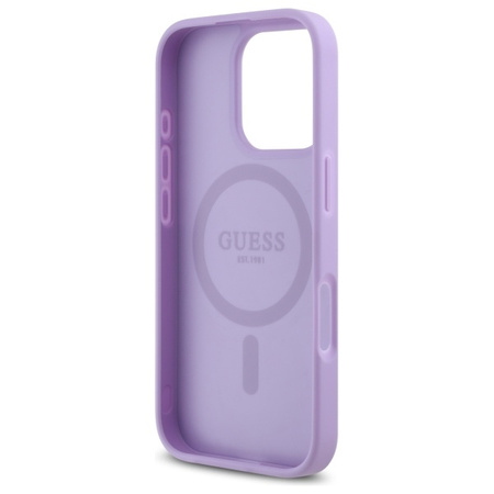 GUESS ETUI CASE DO IPHONE 16 PRO HARDCASE SAFFIANO DO MAGSAFE MAGNETYCZNE