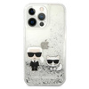KARL LAGERFELD POKROWIEC DO IPHONE 13 PRO MAX LIQUID GLITTER KARL&CHOUPETTE