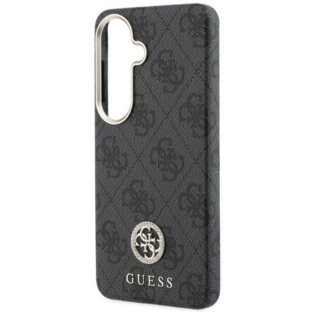 Etui Guess 4G Rhinestone Round Logo      MagSafe do Samsung Galaxy S26 czarny