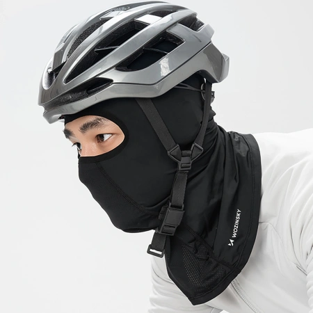 Kominiarka Wozinsky WKM-01B maska na twarz motocykl rower balaklava - czarna