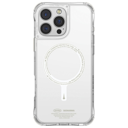 Skinarma etui Saido iPhone 16 Pro 6.3 Magnetic Charging zielony/green (niteglow)