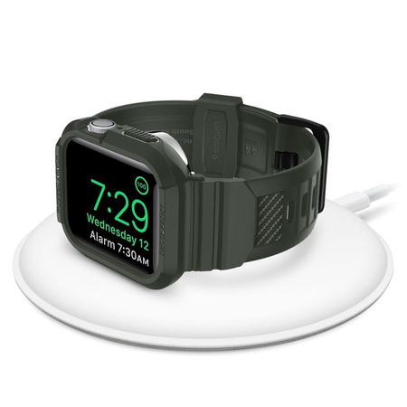 SPIGEN RUGGED ARMOR ”PRO” APPLE WATCH 4 / 5 / 6 / 7 / 8 / SE (44 / 45 MM) MILITARY GREEN