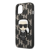 Etui Karl Lagerfeld KLHCP13SPMNIKBK na iPhone 13 mini hardcase - czarne Monogram Ikonik Patch