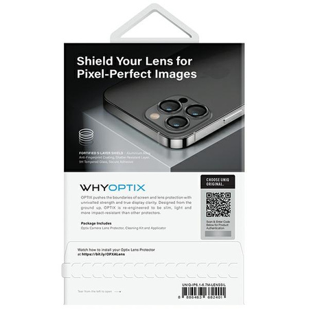 UNIQ OPTIX ALUMINIUM CAMERA LENS PROTECTOR DO IPHONE 14 6.1 14 PLUS 6.7