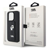 KARL LAGERFELD HARDCASE DO IPHONE 14 PRO 6.1 Z PINS KARL&CHOUPETTE SAFFIANO
