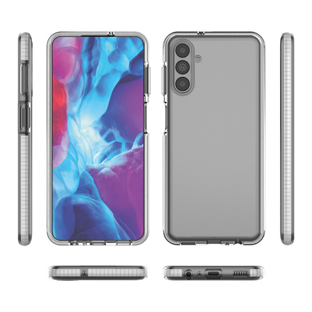 Spring Case pokrowiec żelowe etui z kolorową ramką do Samsung Galaxy A13 5G czarny