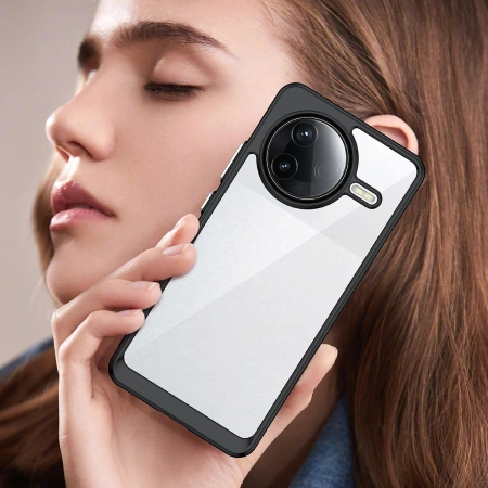 HURTEL ETUI OUTER SPACE CASE Z ŻELOWĄ RAMKĄ DO XIAOMI POCO F7 ULTRA