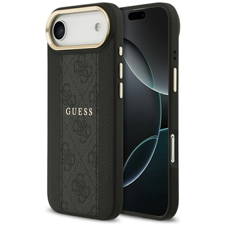 Etui Guess 4G Stripe MagSafe do iPhone Air czarny