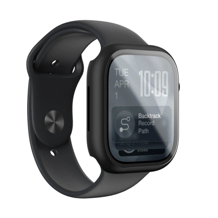 Szkło ochronne AMAZINGTHING Radix z etui na Apple Watch Series 11 46 mm - czarne