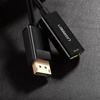Ugreen przejściówka kabel przewód z DisplayPort (męski) na HDMI (żeński) (jednokierunkowy) 1080P 60Hz 12bit czarny (40362)