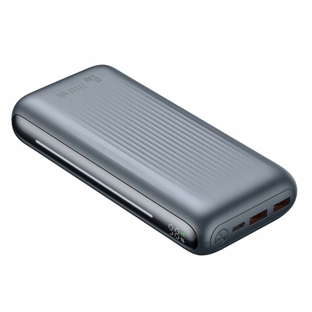 MCDODO POWERBANK Z WYŚWIETLACZEM 20000MAH 65W 3 X USB USB-C + KABEL USB-C CZARNY