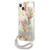 Guess GUHCP13SHFLSU iPhone 13 mini 5,4" fioletowy/purple hardcase Flower Strap