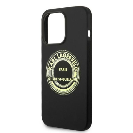KARL LAGERFELD KLHCP14LSRSGRCK ETUI DO IPHONE 14 PRO 6,1 HARDCASE SILICONE
