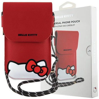 Torebka Hello Kitty Leather Hiding Kitty Cord - czerwona