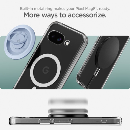 SPIGEN ULTRA HYBRID CASE DO GOOGLE PIXEL 9A DO MAGSAFE TRANSPARENTNY