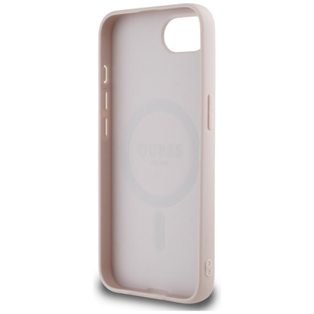GUESS ETUI 4G CIRCLE CLASSIC LOGO DO MAGSAFE DO IPHONE 16E WYSOKA