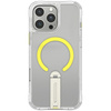 Etui Skinarma Helix do iPhone 16 Pro Magnetic Charging 360 Rotating Stand przezroczysty