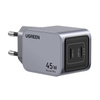 UGREEN ŁADOWARKA SIECIOWA NEXODE PRO 45W 2x USB-C DO LAPTOP TELEFON PD 3.0